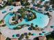 Aerial view of a resort-style pool at 8971 Stinger Dr, Davenport, FL 33896