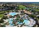 Aerial view of community and pool area at 8971 Stinger Dr, Davenport, FL 33896