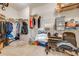 Large walk-in closet with shelving and hanging rods at 2662 Trafalgar Blvd, Kissimmee, FL 34758