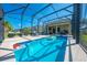 Inviting screened pool with a relaxing atmosphere at 2662 Trafalgar Blvd, Kissimmee, FL 34758