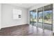 Bright dining area with sliding glass doors leading to the backyard at 821 Blue Creek Dr, Haines City, FL 33844