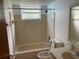 Bathroom with shower/tub combo and updated vanity at 2717 N Poinciana Blvd # 179, Kissimmee, FL 34746