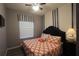 Bedroom with queen bed and nautical theme at 2305 Silver Palm Dr # 302, Kissimmee, FL 34747