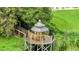 Lakeside gazebo with wooden deck and railings at 1100 Lake Shadow Cir # 2101, Maitland, FL 32751