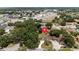 Aerial view of property location near US-192 at 1105 Monroe Ave., St Cloud, FL 34769