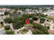 Aerial view of home and its surroundings at 1105 Monroe Ave., St Cloud, FL 34769
