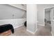 Upstairs hallway with carpeted floors and access to bedrooms at 1105 Monroe Ave., St Cloud, FL 34769
