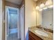 Bathroom with granite countertop and a bathtub at 249 Afton Sq # 303, Altamonte Springs, FL 32714