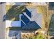 Top-down view of a new home with a grey roof and light-colored exterior at 1306 Congo Dr, Poinciana, FL 34759