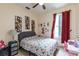 Cozy bedroom with a double bed, and a study area at 3044 Cameron Dr, Kissimmee, FL 34743