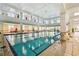 Indoor lap pool with large windows and plenty of natural light at 742 San Joaquin Rd, Poinciana, FL 34759
