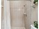 Large tiled shower with glass enclosure at 154 Rancho Mirage Dr, Kissimmee, FL 34759