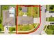 An aerial view showcasing the home's lot, including the house, backyard, and surrounding neighborhood at 5051 Plymouth Turtle Cir, St Cloud, FL 34772