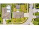 Top-down view of house and backyard with pool at 5051 Plymouth Turtle Cir, St Cloud, FL 34772
