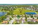 Aerial view showing home's location in a residential neighborhood at 5051 Plymouth Turtle Cir, St Cloud, FL 34772