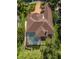 Overhead view of house, pool, and surrounding landscape at 4962 Lazy Oaks Way, St Cloud, FL 34771