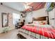 Bedroom with full bed and colorful decor at 961 Whisler Ct, St Cloud, FL 34769