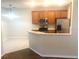 Modern kitchen with stainless steel appliances and light wood cabinets at 2884 Grasmere View Pkwy, Kissimmee, FL 34746