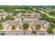 Aerial view of townhouses with community features at 3508 Sanctuary Dr, St Cloud, FL 34769