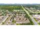 Aerial view of townhouses and roadway at 3508 Sanctuary Dr, St Cloud, FL 34769
