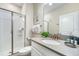 Clean bathroom with shower, toilet and vanity at 880 Pebble Beach Dr, Davenport, FL 33896