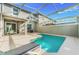 Private pool and patio area with screened enclosure at 880 Pebble Beach Dr, Davenport, FL 33896