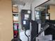 Laundry room with HVAC unit and extra storage at 2518 Bowmer Dr, Kissimmee, FL 34744