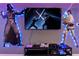 Game room with Star Wars theme, large TV, and gaming console at 3725 Pacific Ln, Davenport, FL 33897