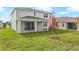Spacious backyard with covered patio and grassy area at 1413 August Gray Dr, Kissimmee, FL 34744