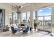 Relaxing community lounge area with water views at 5012 E Fountainwood Dr, St Cloud, FL 34772