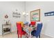 Charming dining area with colorful chairs and decorative accents at 220 Lewis Dr, Davenport, FL 33837