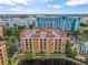 Aerial view of condo building and surrounding area at 12544 Floridays Resort Dr # 109-B, Orlando, FL 32821