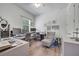 Home office with two workspaces and comfortable armchair at 2891 Swoop Cir, Kissimmee, FL 34741