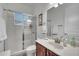 Clean bathroom with shower, toilet, and vanity at 2891 Swoop Cir, Kissimmee, FL 34741