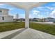 Covered patio overlooking the neighborhood at 4056 Bannock Ave, Tavares, FL 32778