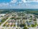 Wide aerial view showcasing the home's location in a larger neighborhood at 4384 Creekside Blvd, Kissimmee, FL 34746