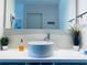 Clean bathroom with a vessel sink and modern fixtures at 5245 W Irlo Bronson Memorial Hwy # 234, Kissimmee, FL 34746