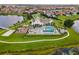 Community overview featuring pool, playground, and clubhouse at 15620 Panther Lake Dr, Winter Garden, FL 34787