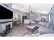 Spacious living area featuring a fireplace and open floor plan at 104 Langham Dr, Davenport, FL 33897