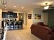 Open floor plan featuring a kitchen and living room at 5265 Oakbourne Ave, Davenport, FL 33837