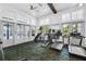 Fitness center with treadmills, ellipticals, and other cardio equipment at 1862 Beach Ridge Rd, Celebration, FL 34747