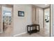 Home hallway with access to bathroom and living area at 790 Shady Canyon Way, Poinciana, FL 34759