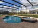 Screened pool and spa with a view at 3801 Sonoma Blvd, Kissimmee, FL 34741