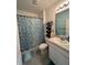 Clean bathroom with shower/tub combo and vanity at 5569 Oro Valley Rd, Auburndale, FL 33823