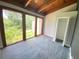 Well-lit bedroom with wood ceilings and ample closet space at 5341 Indian Creek Dr # B, Orlando, FL 32811