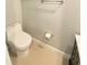 Clean bathroom with a toilet and tile floor at 5341 Indian Creek Dr # B, Orlando, FL 32811