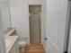 Clean bathroom with shower, toilet and vanity at 1025 W Lake Hamilton Dr, Winter Haven, FL 33881