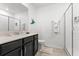 Clean bathroom with walk-in shower, vanity, and toilet at 9355 Sommerset Hills Dr # 9355, Davenport, FL 33896