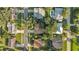 Wide aerial view of neighborhood, showing home's location at 3722 Paige St, Port Orange, FL 32129