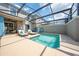 Private screened in pool and patio at 4222 Paragraph Dr, Kissimmee, FL 34746